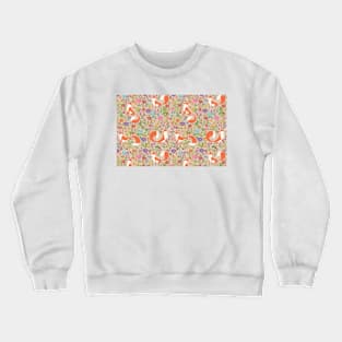 Flower Foxes Crewneck Sweatshirt